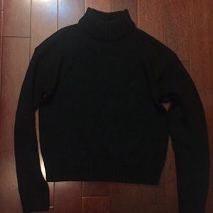 Black high neck sweater